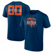 Именная футболка Chicago Bears Navy Stellar Именная футболка Chicago Bears Navy Stellar