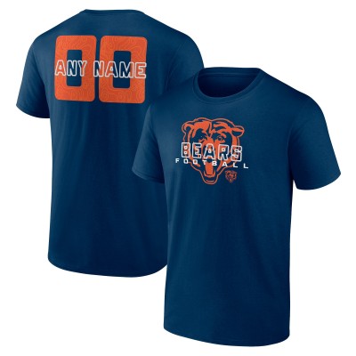 Именная футболка Chicago Bears Navy Stellar
