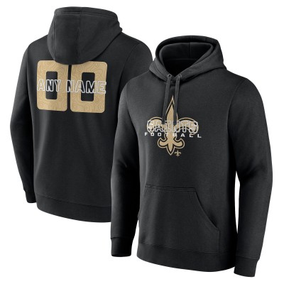 Именная толстовка New Orleans Saints Black Stellar