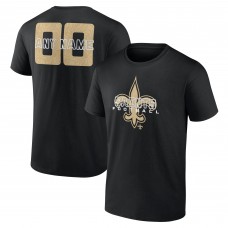 Именная футболка New Orleans Saints Black Stellar