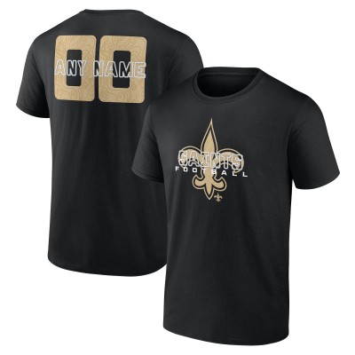 Именная футболка New Orleans Saints Black Stellar