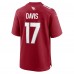 Игровая джерси Kaden Davis Arizona Cardinals Nike Team Game -  Cardinal