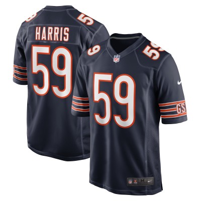 Игровая джерси Jalen Harris Chicago Bears Nike Team Game -  Navy