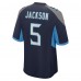 Игровая джерси Kearis Jackson Tennessee Titans Nike Team Game -  Navy