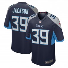 Игровая джерси Matthew Jackson Tennessee Titans Nike Team Game -  Navy