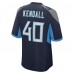 Игровая джерси Anthony Kendall Tennessee Titans Nike Team Game -  Navy