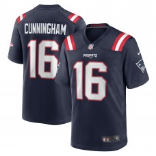 Игровая джерси Malik Cunningham New England Patriots Nike Team Game -  Navy