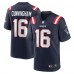 Игровая джерси Malik Cunningham New England Patriots Nike Team Game -  Navy