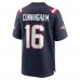 Игровая джерси Malik Cunningham New England Patriots Nike Team Game -  Navy