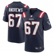 Игровая джерси Jake Andrews New England Patriots Nike Team Game -  Navy