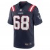 Игровая джерси Atonio Mafi New England Patriots Nike Team Game -  Navy