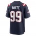 Игровая джерси Keion White New England Patriots Nike Team Game -  Navy