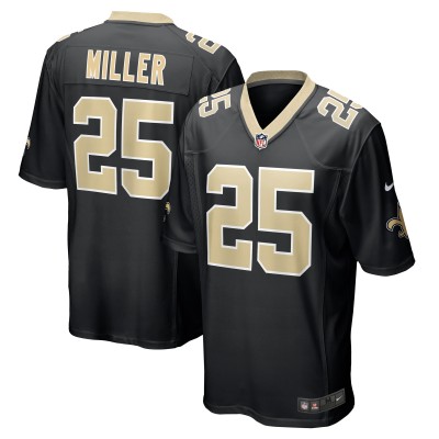 Игровая джерси Kendre Miller New Orleans Saints Nike Team Game -  Black