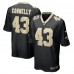 Игровая джерси New Orleans Saints Ryan Connelly Nike Black Team Game