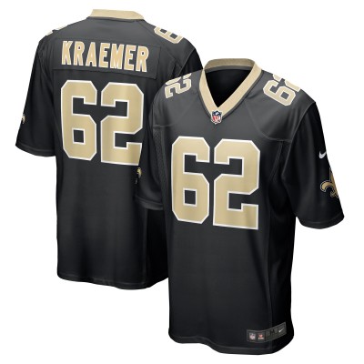Игровая джерси New Orleans Saints Tommy Kraemer Nike Black Team Game