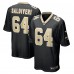 Игровая джерси New Orleans Saints Nick Saldiveri Nike Black Team Game