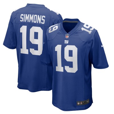 Игровая джерси Isaiah Simmons New York Giants Nike Team Game -  Royal