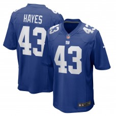 Игровая джерси Kaleb Hayes New York Giants Nike Team Game -  Royal