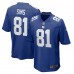 Игровая джерси Cam Sims New York Giants Nike Team Game -  Royal