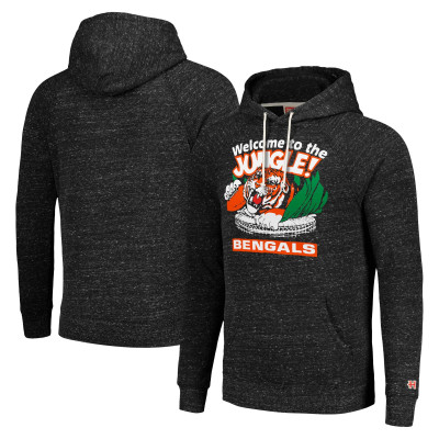 Толстовка Unisex Cincinnati Bengals Homage Charcoal Hyperlocal Raglan