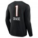 Cincinnati Bengals JaMarr Chase Black Team Wordmark Player Name & Number Long Sleeve T-Shirt