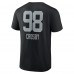 Футболка Maxx Crosby Las Vegas Raiders Team Wordmark Player Name & Number - Black