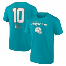 Футболка Tyreek Hill Miami Dolphins Team Wordmark Player Name & Number - Aqua