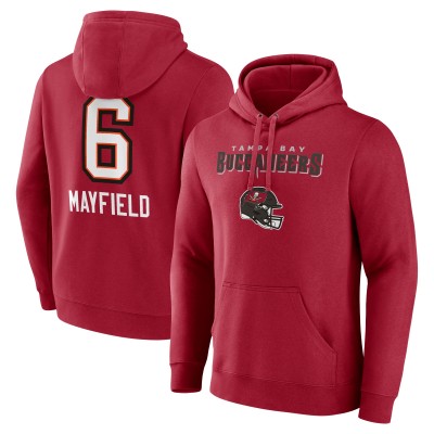 Толстовка Baker Mayfield Tampa Bay Buccaneers Team Wordmark Player Name & Number - Red