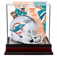 Tua Tagovailoa Miami Dolphins Autographed Fanatics Authentic Riddell Speed Mini Helmet with Deluxe Mini Helmet Case