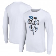 Футболка с длинным рукавом Tennessee Titans Starter Logo Graphic - White