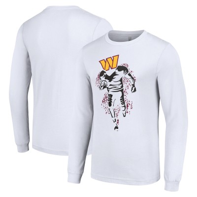 Футболка с длинным рукавом Washington Commanders Starter Logo Graphic - White