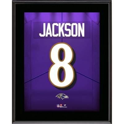 Lamar Jackson Baltimore Ravens Fanatics Authentic 10.5 x 13 Jersey Number Sublimated Player Plaque