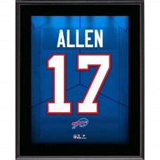 Josh Allen Buffalo Bills Fanatics Authentic 10.5 x 13 Jersey Number Sublimated Player Plaque