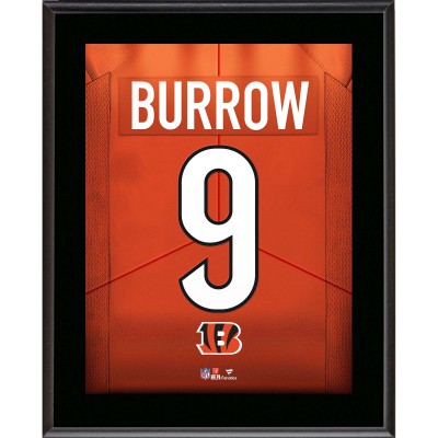 Joe Burrow Cincinnati Bengals Fanatics Authentic 10.5 x 13 Jersey Number Sublimated Player Plaque