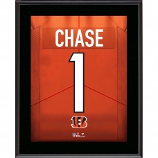 JaMarr Chase Cincinnati Bengals Fanatics Authentic 10.5 x 13 Jersey Number Sublimated Player Plaque