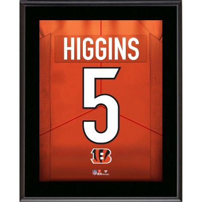 Tee Higgins Cincinnati Bengals Fanatics Authentic 10.5 x 13 Jersey Number Sublimated Player Plaque