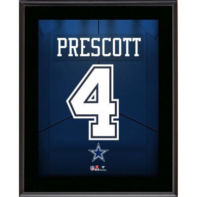 Dak Prescott Dallas Cowboys Fanatics Authentic 10.5 x 13 Jersey Number Sublimated Player Plaque