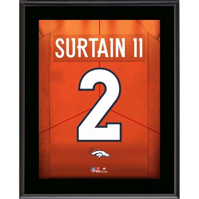 Patrick Surtain II Denver Broncos Fanatics Authentic 10.5 x 13 Jersey Number Sublimated Player Plaque