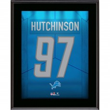 Aidan Hutchinson Detroit Lions Fanatics Authentic 10.5 x 13 Jersey Number Sublimated Player Plaque