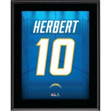 Justin Herbert Los Angeles Chargers Fanatics Authentic 10.5 x 13 Jersey Number Sublimated Player Plaque