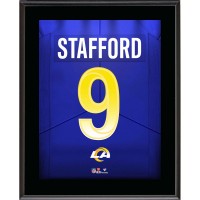 Matthew Stafford Los Angeles Rams Fanatics Authentic 10.5 x 13 Jersey Number Sublimated Player Plaque