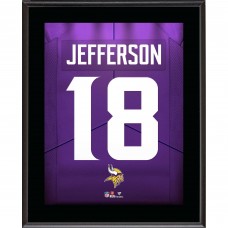 Justin Jefferson Minnesota Vikings Fanatics Authentic 10.5 x 13 Jersey Number Sublimated Player Plaque