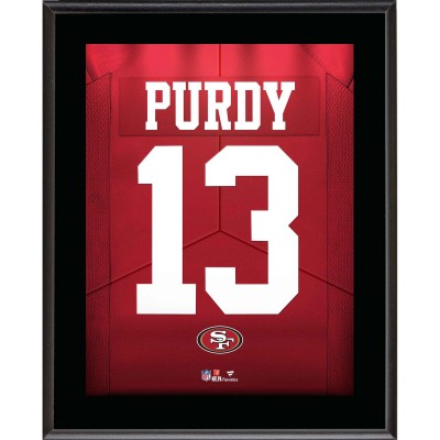 Brock Purdy San Francisco 49ers Fanatics Authentic 10.5 x 13 Jersey Number Sublimated Player Plaque