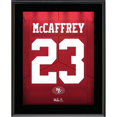 Christian McCaffrey San Francisco 49ers Fanatics Authentic 10.5 x 13 Jersey Number Sublimated Player Plaque