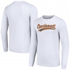 Футболка с длинным рукавом Cincinnati Bengals Starter Tailsweep - White Футболка с длинным рукавом Cincinnati Bengals Starter Tailsweep - White