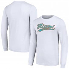 Футболка с длинным рукавом Miami Dolphins Starter Tailsweep - White