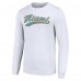 Футболка с длинным рукавом Miami Dolphins Starter Tailsweep - White