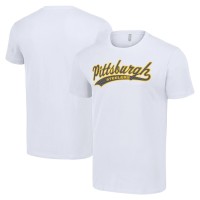 Pittsburgh Steelers Starter White Tailsweep T-Shirt