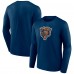 Футболка с длинным рукавом Chicago Bears Throwback - Navy Футболка с длинным рукавом Chicago Bears Throwback - Navy