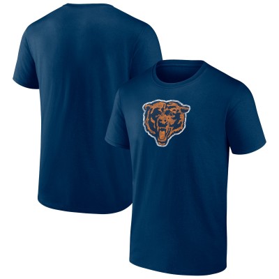 Футболка Chicago Bears Navy Throwback